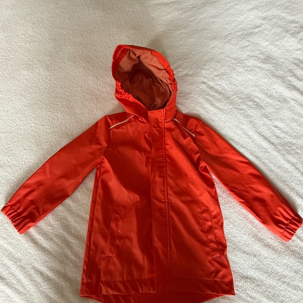 Kid’s Cat & Jack Vibrant Orange Raincoat